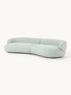 Westwing Collection Sofá en tejido bouclé Alba (4 plazas)