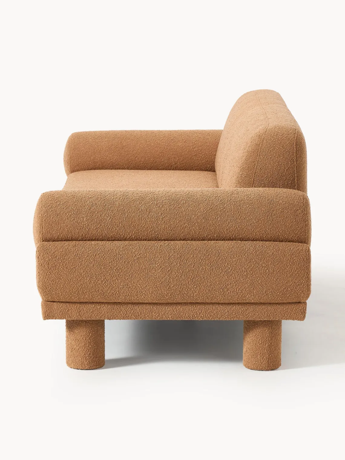 Westwing Collection Sofá en tejido bouclé Lilo (3 plazas)