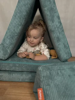 Niños Funzy Sofá infantil modular artesanal de pana Mila