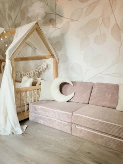 Niños Funzy Sofá infantil modular artesanal de pana Mila