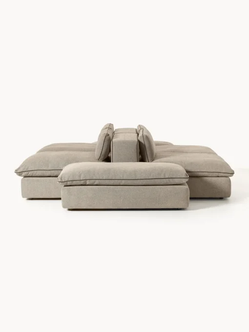 Westwing Collection Sofá lounge modular con reposapiés Felix