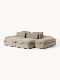 Westwing Collection Sofá lounge modular con reposapiés Felix