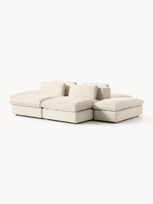 Westwing Collection Sofá lounge modular con reposapiés Felix^ Sofás 4 Plazas