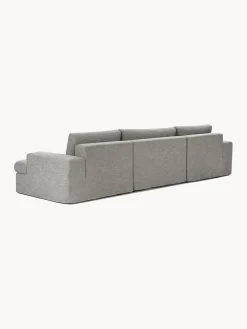 Westwing Collection Sofá modular con reposapiés izquierdo/derecho Russell (4 plazas), desenfundable