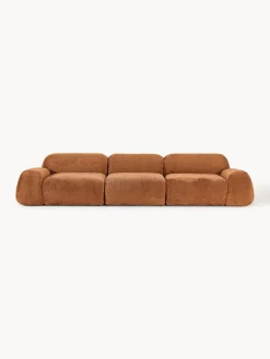 Westwing Collection Sofá modular de boreguillo bouclé Wolke (4 plazas)^ Sofás 4 Plazas