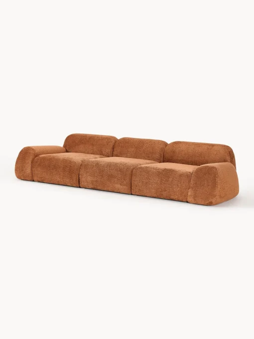 Westwing Collection Sofá modular de boreguillo bouclé Wolke (4 plazas)^ Sofás 4 Plazas