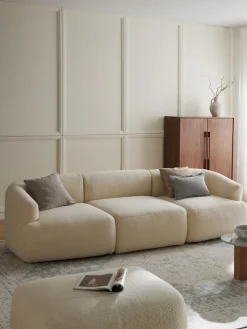 Westwing Collection Sofá modular de borreguillo Sofia (3 plazas)^ Sofás 3 Plazas|Sofás