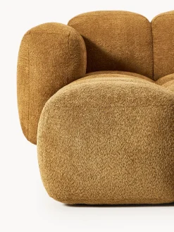 Westwing Collection Sofá modular de borreguillo bouclé con reposapiés izquierdo/derecho Tayla (4 plazas)^ Sofás Rinconeras|Sofás