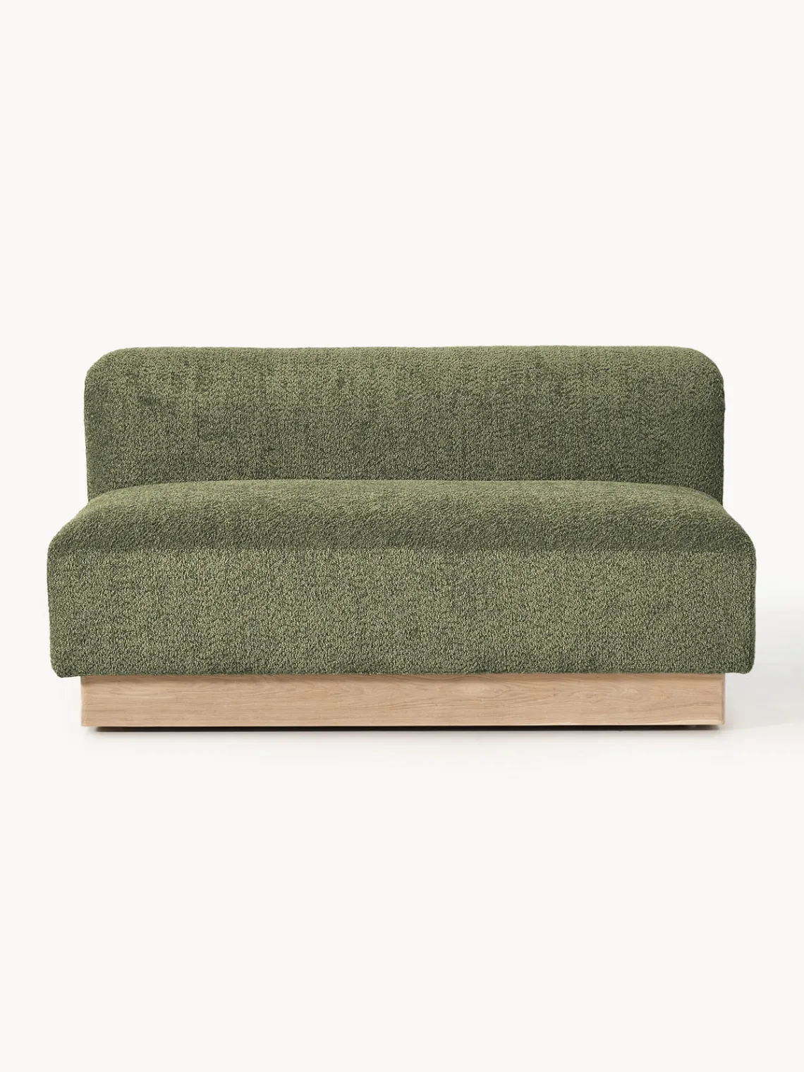 Westwing Collection Sofá modular de borreguillo bouclé Natalie (2 plazas)^ Sofás 2 Plazas|Sofás