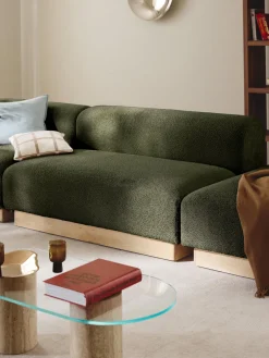 Westwing Collection Sofá modular de borreguillo bouclé Natalie (2 plazas)^ Sofás 2 Plazas|Sofás
