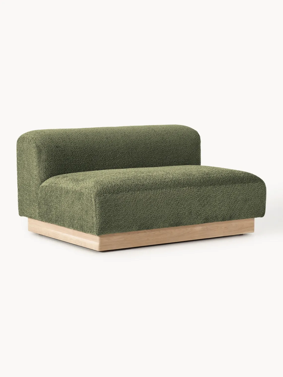 Westwing Collection Sofá modular de borreguillo bouclé Natalie (2 plazas)^ Sofás 2 Plazas|Sofás