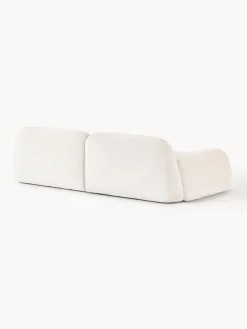 Westwing Collection Sofá modular de borreguillo bouclé Wolke (3 plazas)