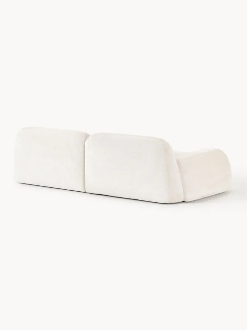 Westwing Collection Sofá modular de borreguillo bouclé Wolke (3 plazas)