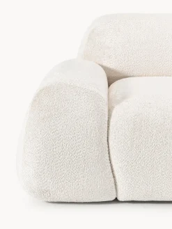 Westwing Collection Sofá modular de borreguillo bouclé Wolke (3 plazas)