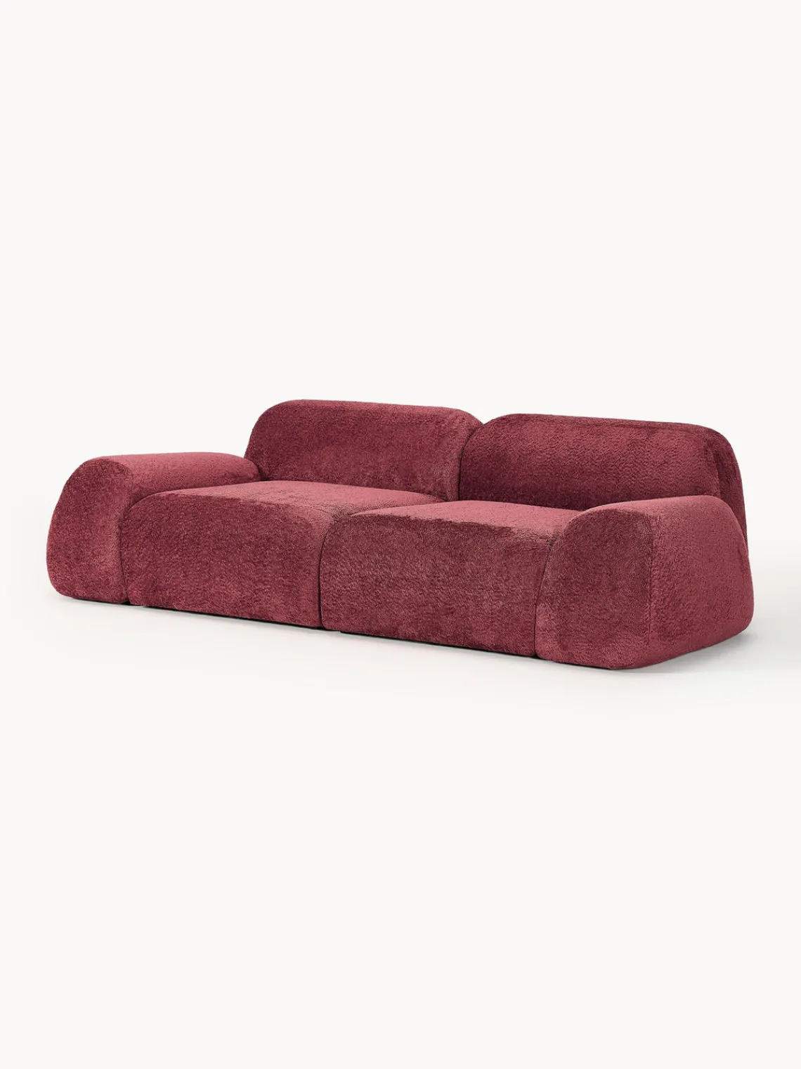 Westwing Collection Sofá modular de borreguillo bouclé Wolke (3 plazas)^ Sofás 3 Plazas|Sofás