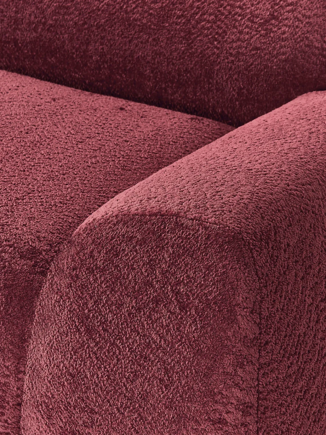 Westwing Collection Sofá modular de borreguillo bouclé Wolke (3 plazas)^ Sofás 3 Plazas|Sofás
