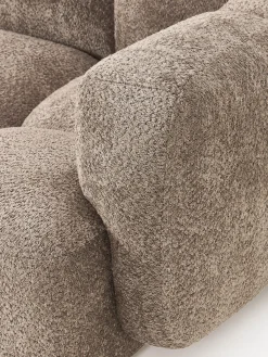 Westwing Collection Sofá modular de borreguillo bouclé con reposapiés Tayla (3 plazas)^ Sofás Rinconeras|Sofás