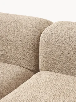 Westwing Collection Sofá modular de borreguillo bouclé Natalie (3 plazas)