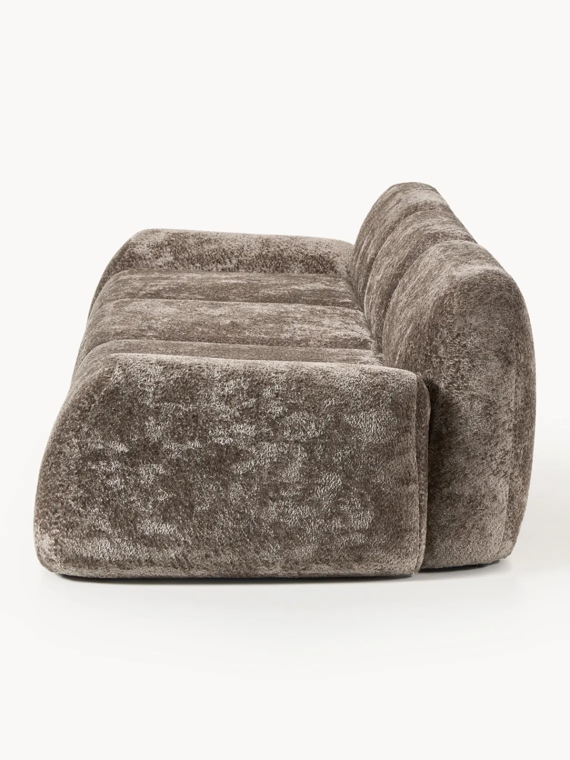 Westwing Collection Sofá modular de borreguillo bouclé Wolke (4 plazas)