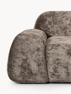 Westwing Collection Sofá modular de borreguillo bouclé Wolke (4 plazas)