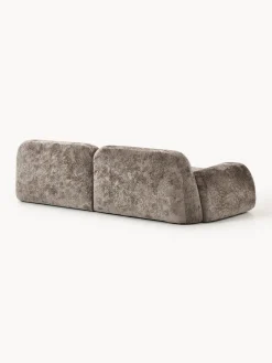 Westwing Collection Sofá modular de borreguillo bouclé Wolke (3 plazas)