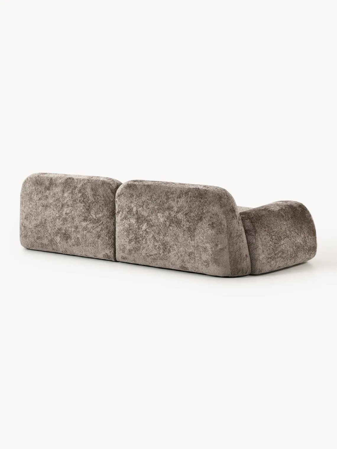 Westwing Collection Sofá modular de borreguillo bouclé Wolke (3 plazas)