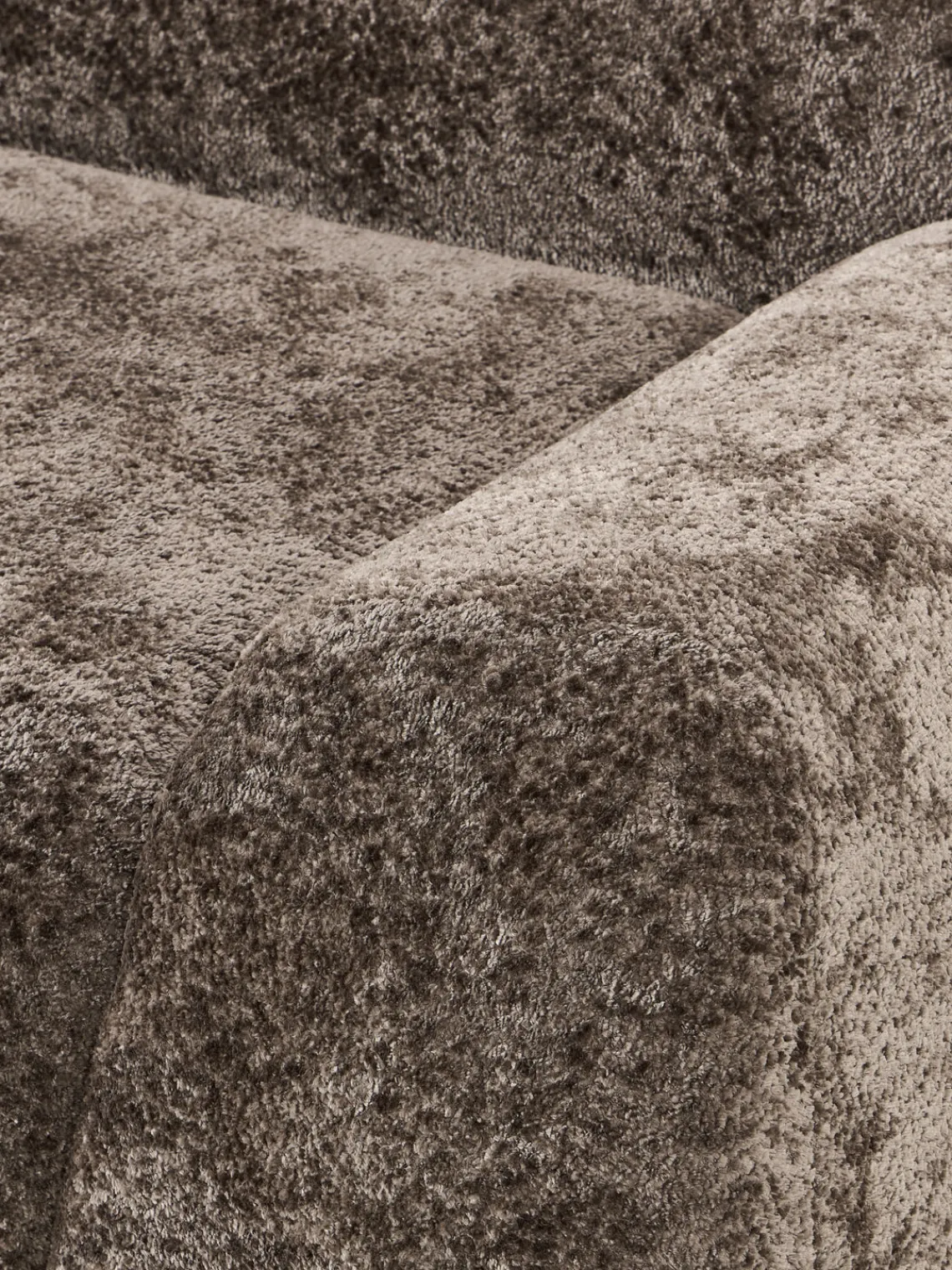 Westwing Collection Sofá modular de borreguillo bouclé Wolke (3 plazas)