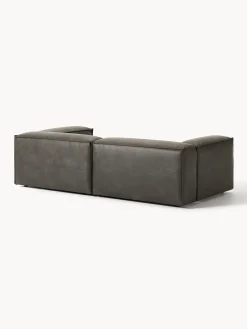 Westwing Collection Sofá modular de cuero reciclado Lennon (3 plazas)