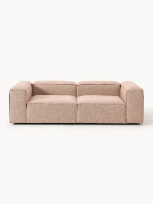 Westwing Collection Sofá modular de mezcla de lino Lennon (3 plazas)^ Sofás