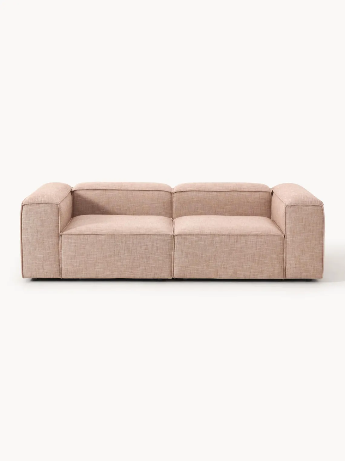 Westwing Collection Sofá modular de mezcla de lino Lennon (3 plazas)^ Sofás