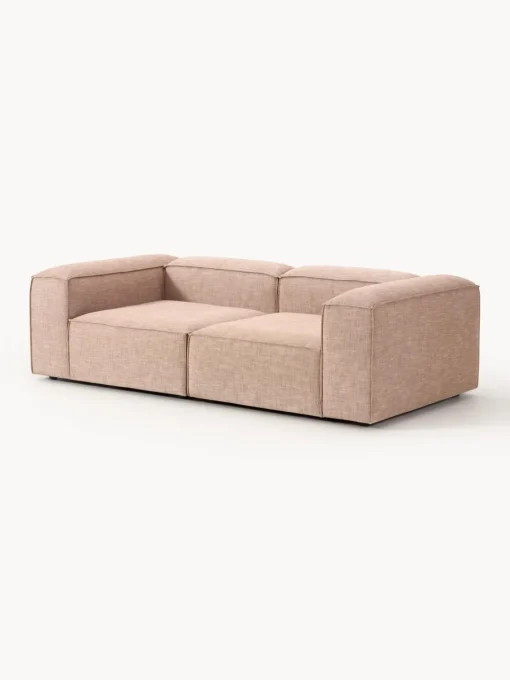 Westwing Collection Sofá modular de mezcla de lino Lennon (3 plazas)^ Sofás