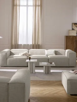 Westwing Collection Sofá modular de mezcla de lino Lennon (4 plazas)^ Sofás 4 Plazas