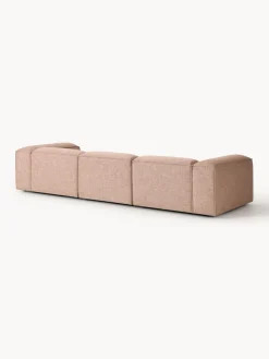 Westwing Collection Sofá modular de mezcla de lino Lennon (4 plazas)