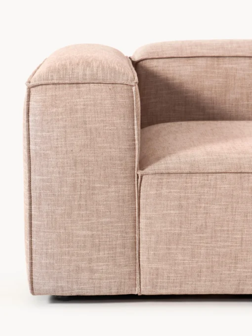 Westwing Collection Sofá modular de mezcla de lino Lennon (4 plazas)