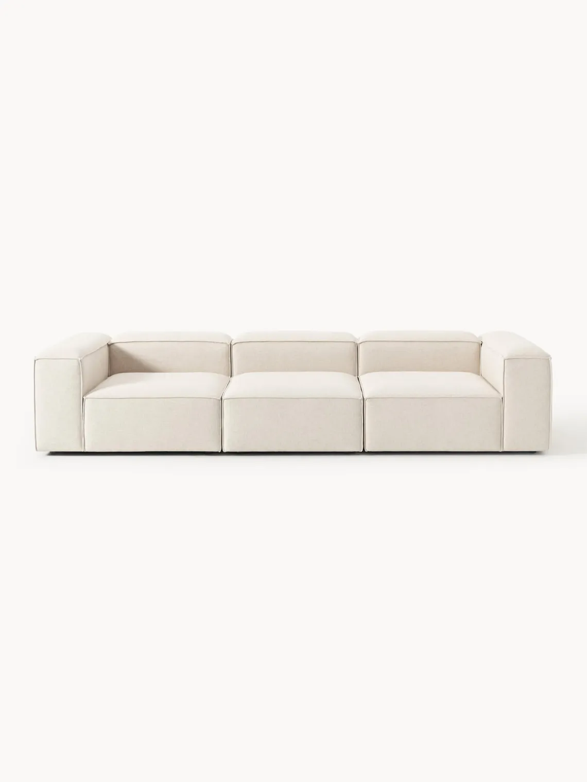 Westwing Collection Sofá modular de mezcla de lino Lennon (4 plazas)^ Sofás 4 Plazas