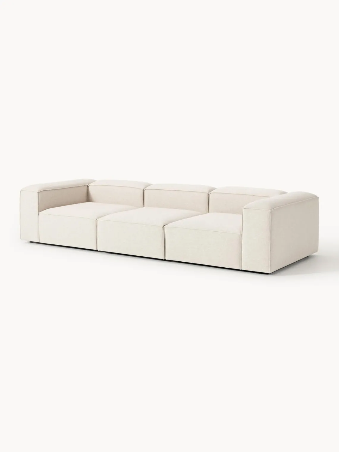 Westwing Collection Sofá modular de mezcla de lino Lennon (4 plazas)^ Sofás 4 Plazas