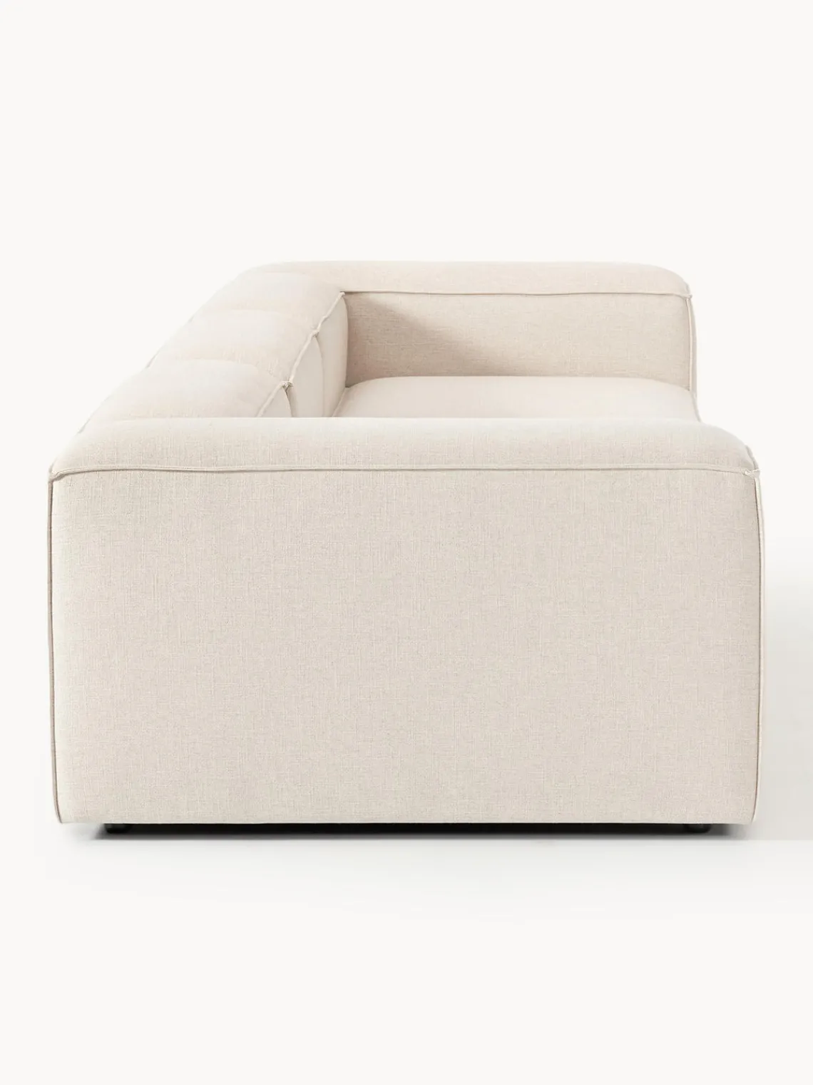Westwing Collection Sofá modular de mezcla de lino Lennon (4 plazas)^ Sofás 4 Plazas