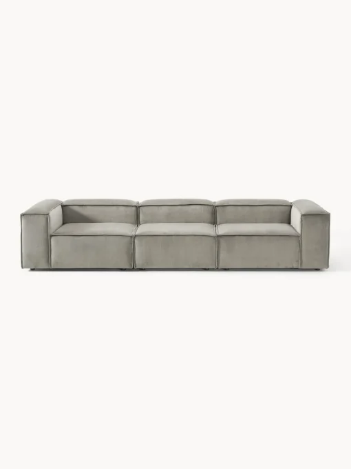 Westwing Collection Sofá modular de pana Lennon (4 plazas)