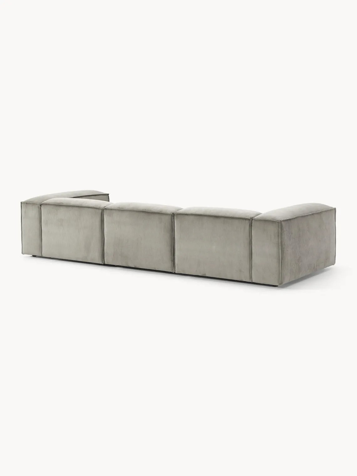 Westwing Collection Sofá modular de pana Lennon (4 plazas)