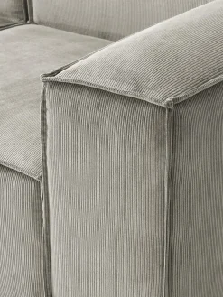 Westwing Collection Sofá modular de pana Lennon (4 plazas)