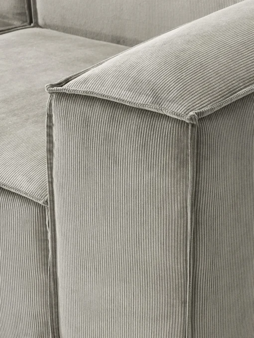 Westwing Collection Sofá modular de pana Lennon (4 plazas)