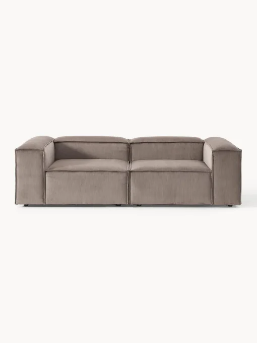 Westwing Collection Sofá modular de pana Lennon (3 plazas)