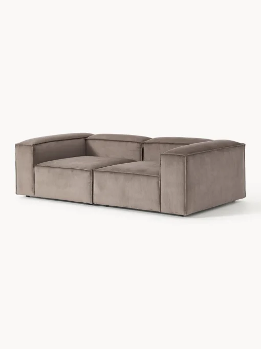 Westwing Collection Sofá modular de pana Lennon (3 plazas)
