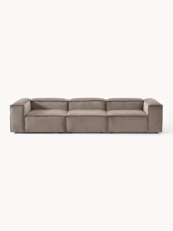 Westwing Collection Sofá modular de pana Lennon (4 plazas)