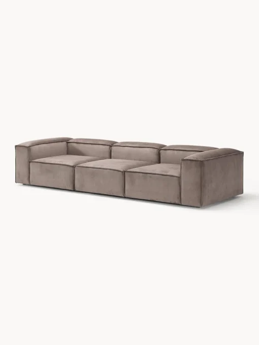 Westwing Collection Sofá modular de pana Lennon (4 plazas)