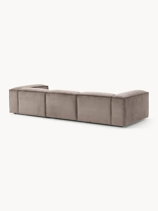 Westwing Collection Sofá modular de pana Lennon (4 plazas)