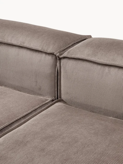 Westwing Collection Sofá modular de pana Lennon (4 plazas)