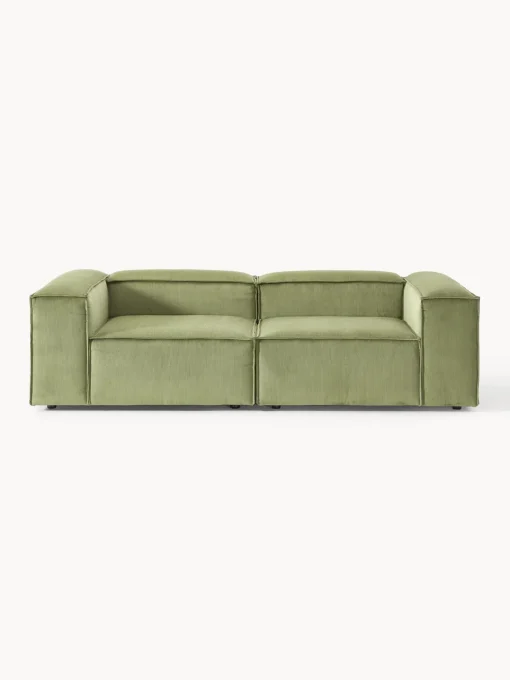Westwing Collection Sofá modular de pana Lennon (3 plazas)