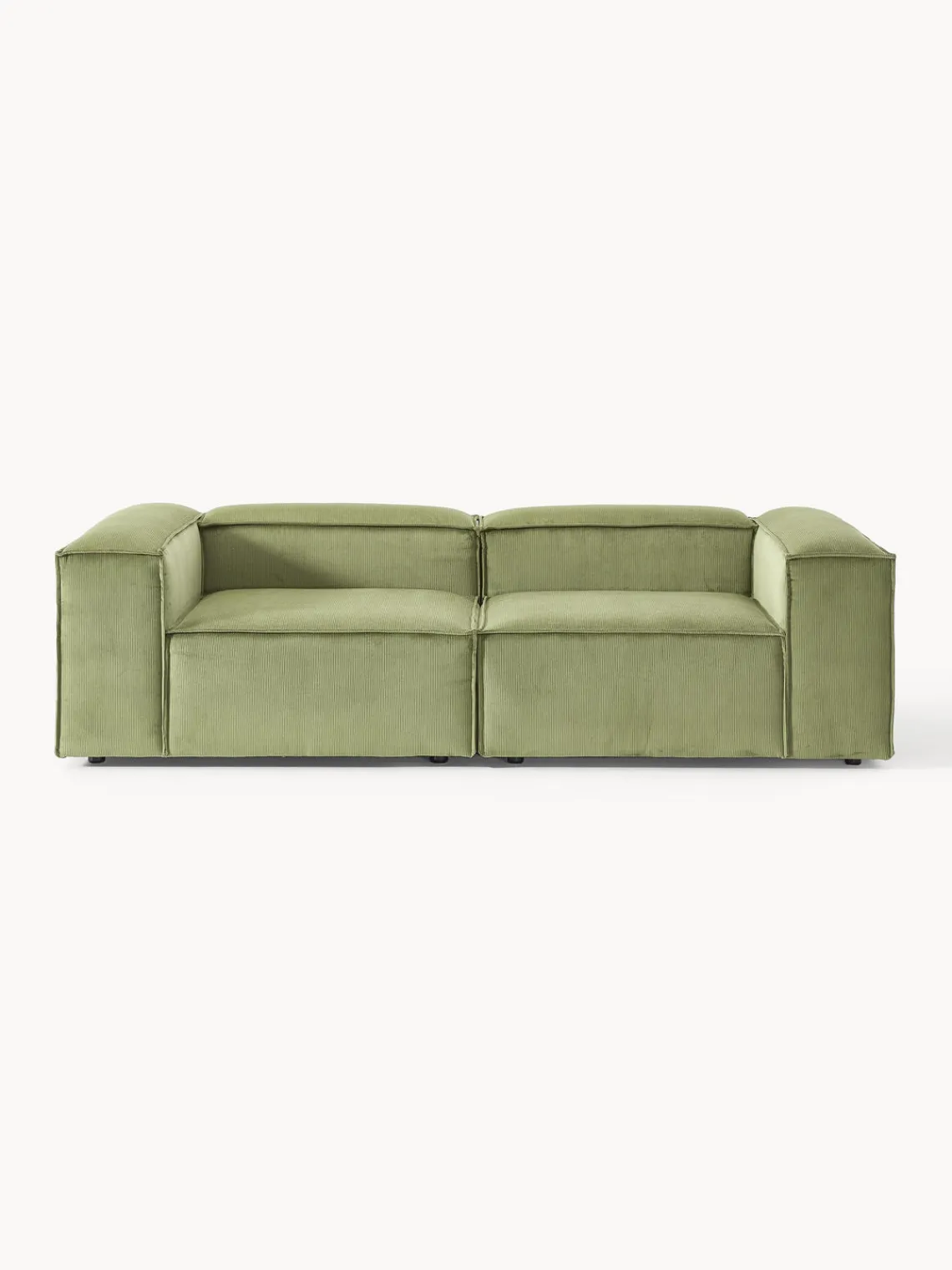Westwing Collection Sofá modular de pana Lennon (3 plazas)