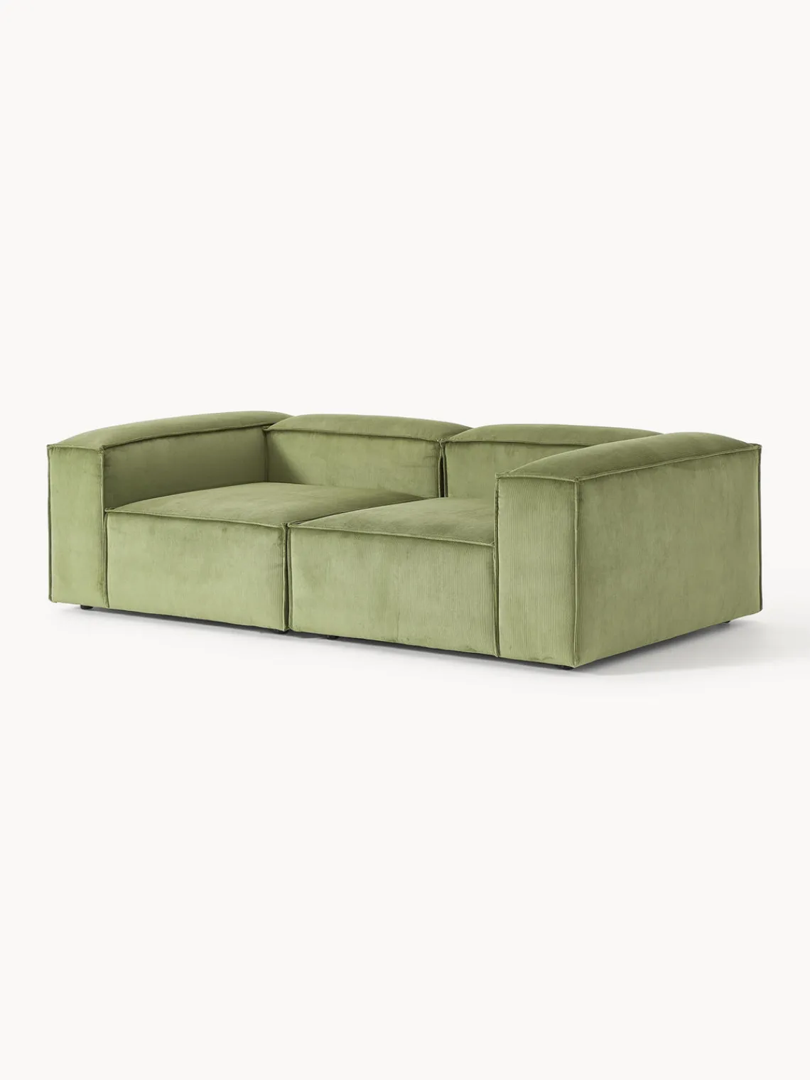 Westwing Collection Sofá modular de pana Lennon (3 plazas)